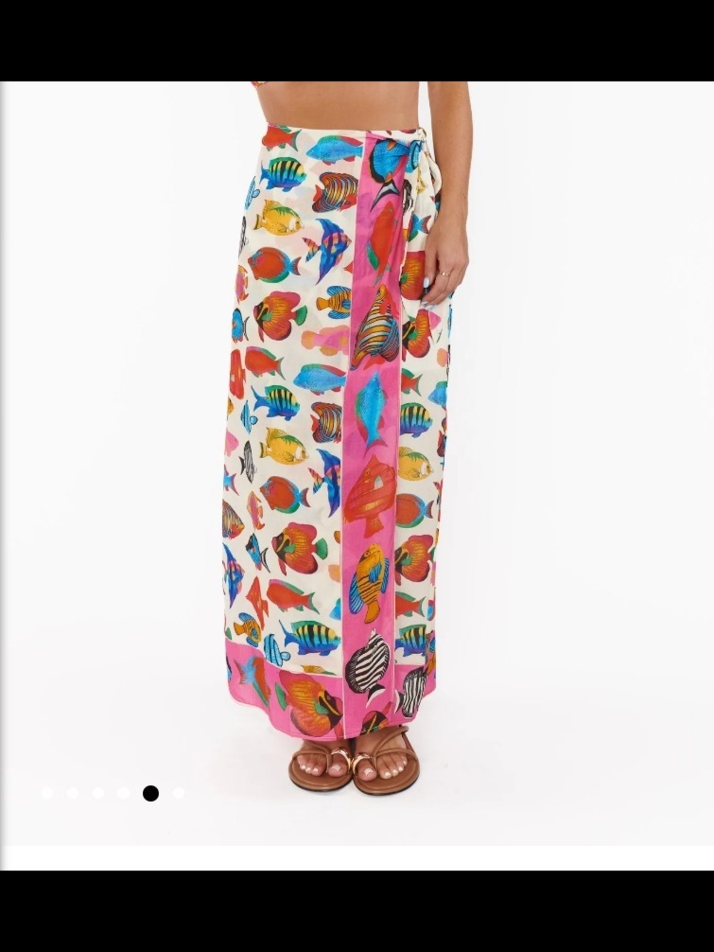 Show Me Your MuMu Pink Tia Wrap Skirt